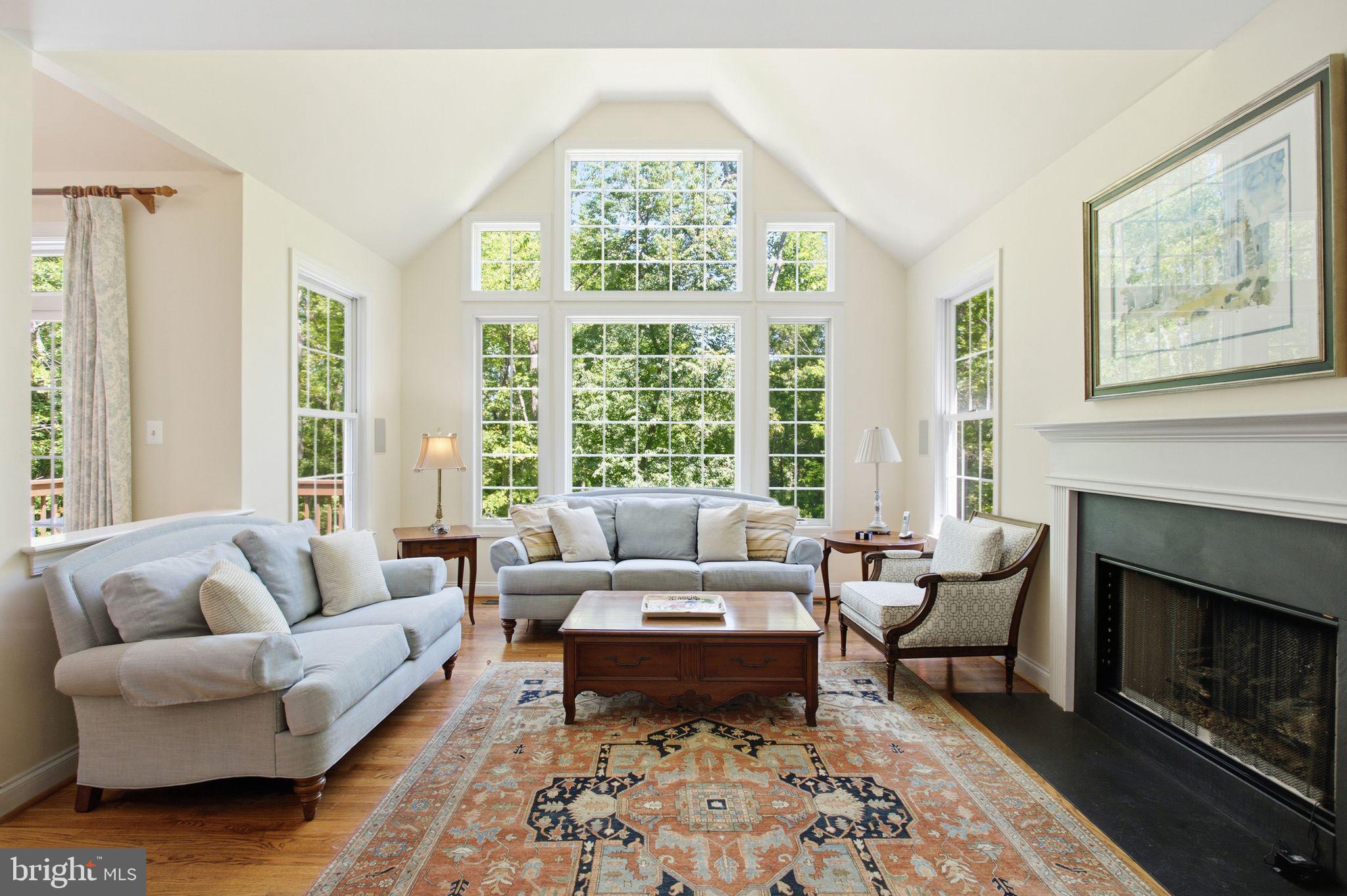 361 Malin Road Newtown Square, PA 19073 - Photo 10 of 64 Sun Filled Family Room with Vaulted Ceiling