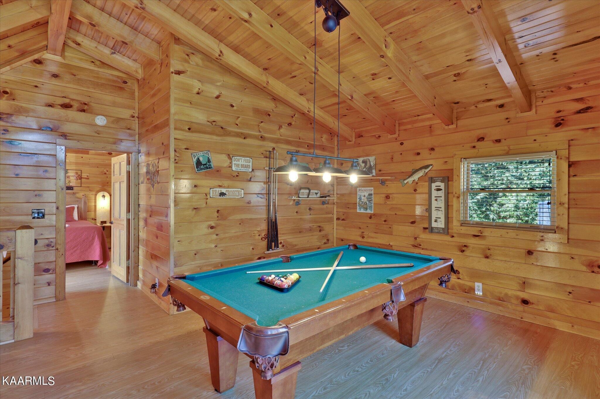 522 Blackberry Rdg Way Sevierville, TN 37863 - Photo 22 of 48 a room with pool table and windows