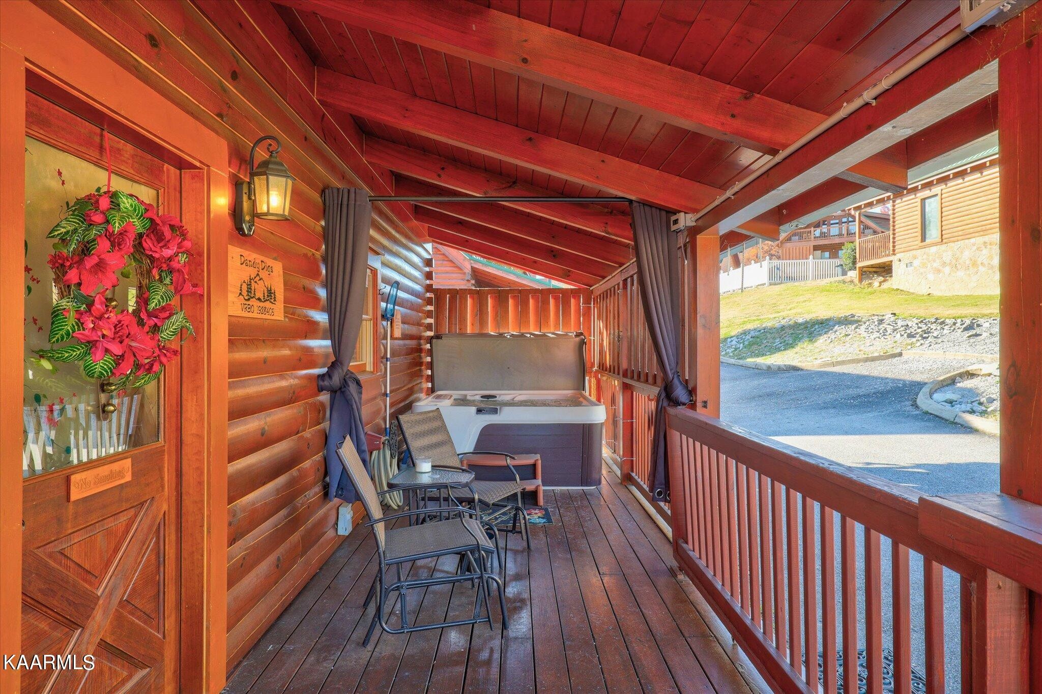 522 Blackberry Rdg Way Sevierville, TN 37863 - Photo 32 of 48 a view of balcony with chairs