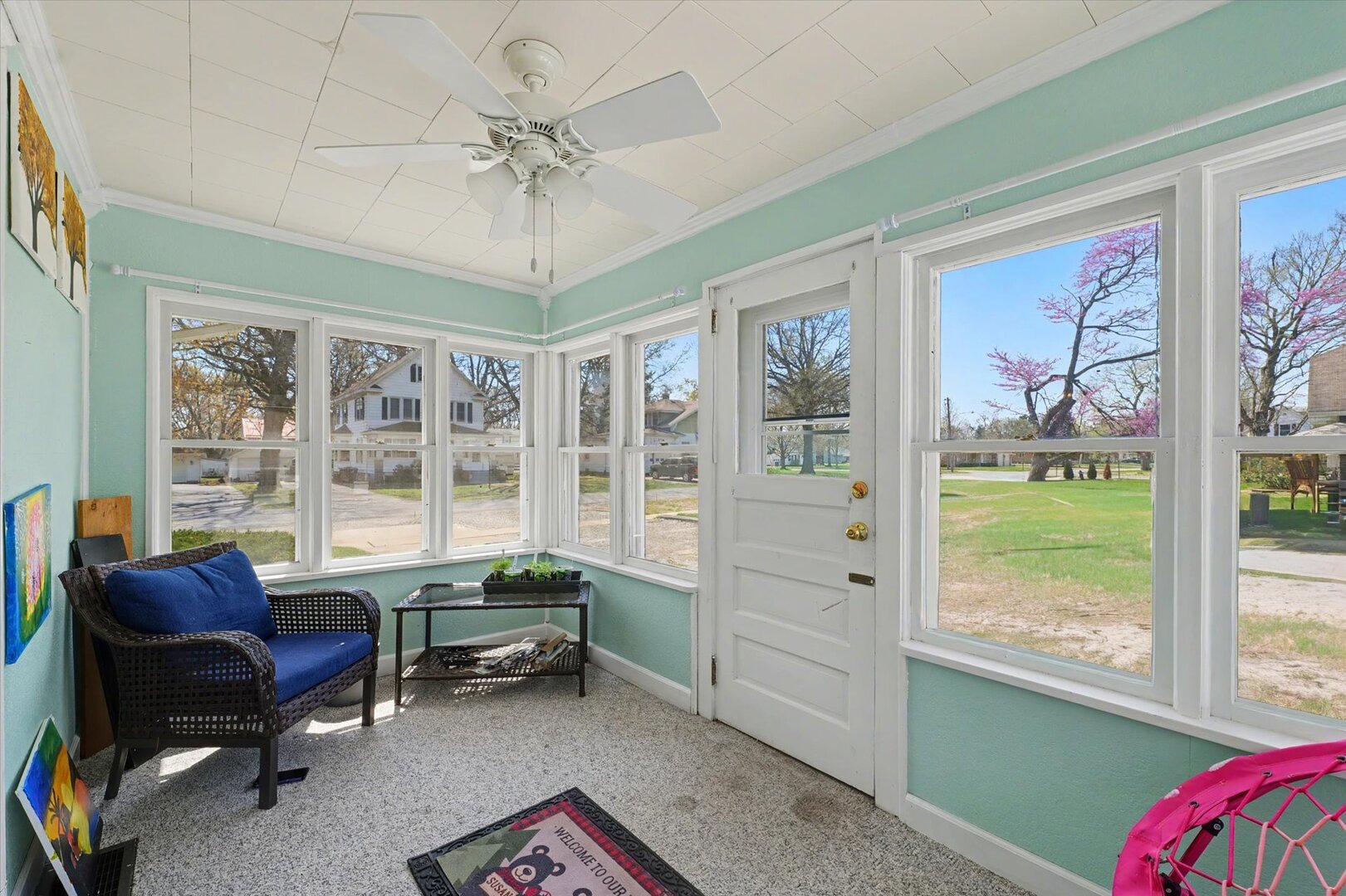 248 East Fremont Street Bement, IL 61813 - Photo 17 of 40 a living room with furniture and a large window