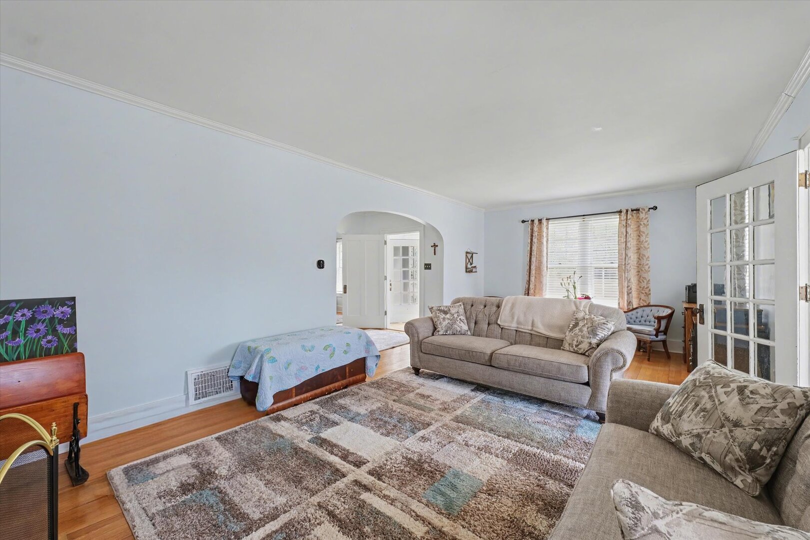 248 East Fremont Street Bement, IL 61813 - Photo 6 of 40 a living room with furniture and a couch