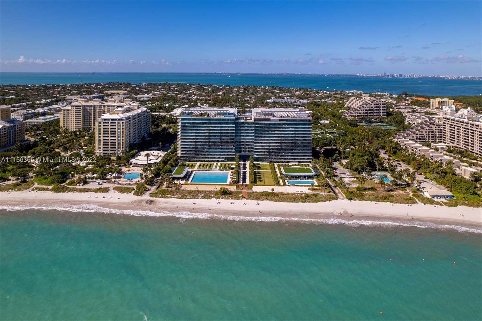 360 Ocean Drive, Unit 1101S Key Biscayne, FL 33149 - Photo 56 of 65 an aerial view of a house with a yard