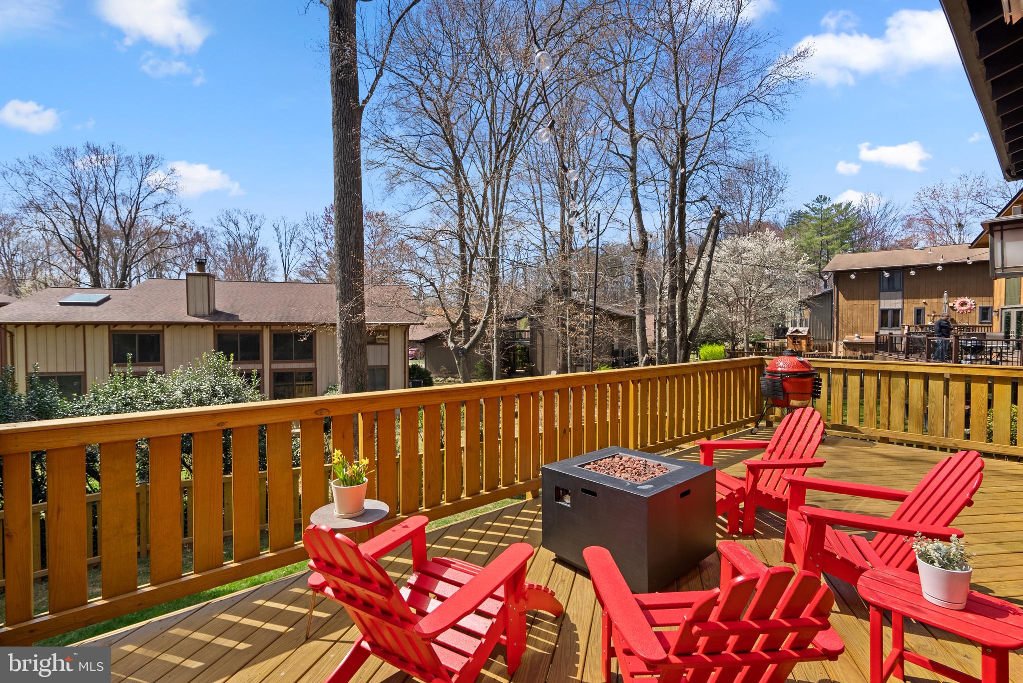5213 Bradfield Drive Burke, VA 22015 - Photo 38 of 48 a view of a two chairs in the deck