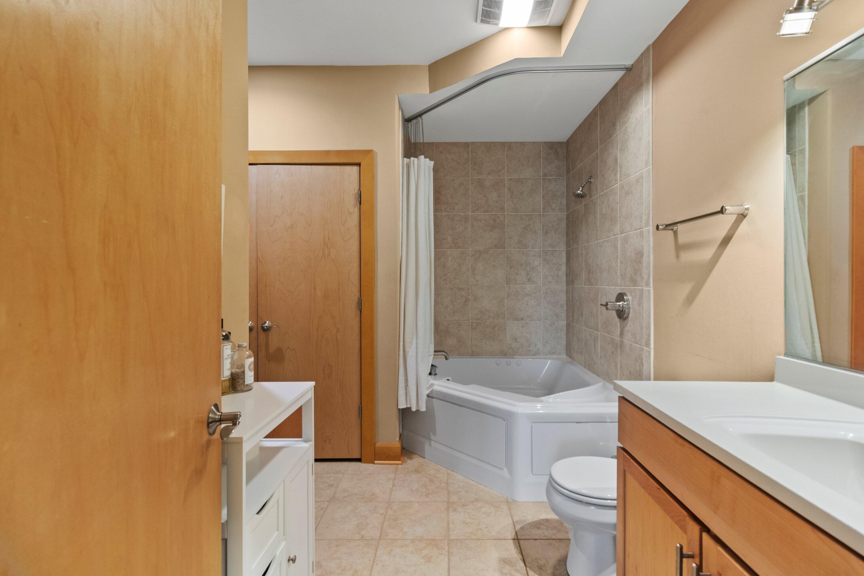 1550 East Royall Place, Unit 505 Milwaukee, WI 53202 - Photo 18 of 27 Jetted tub with shower