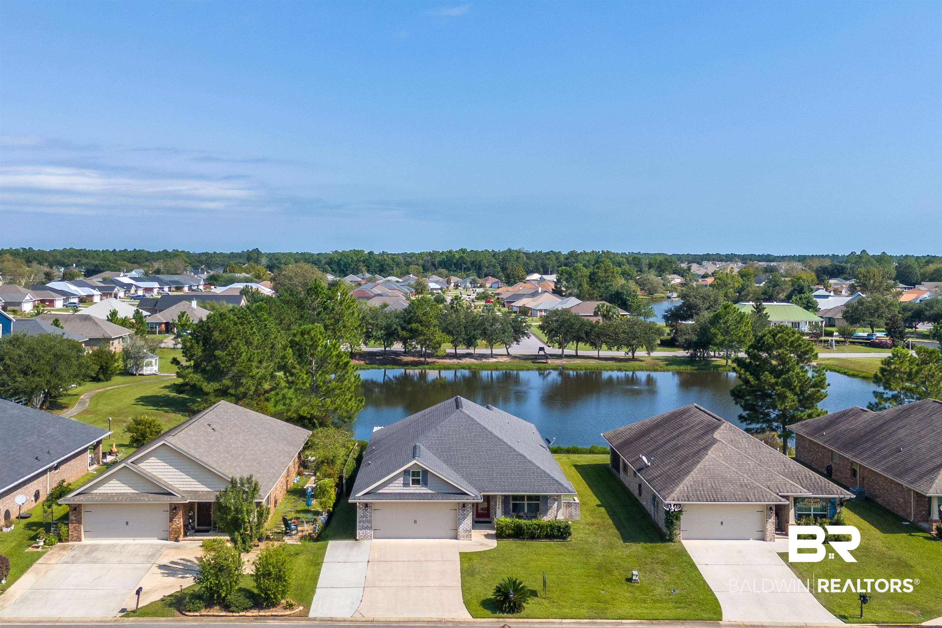 8896 Allay Lane Foley, AL 36535 - Photo 13 of 57 Aerial view with a water view