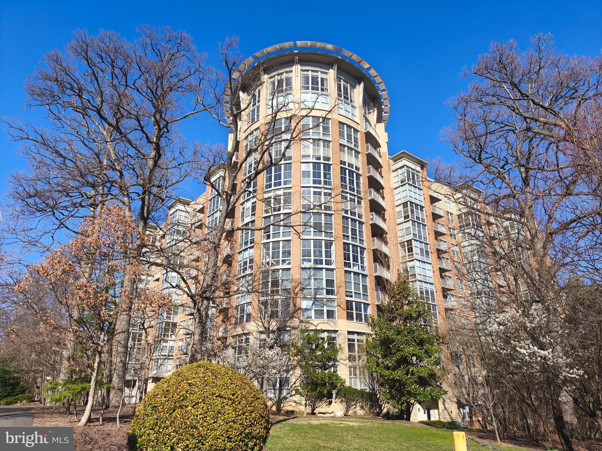 a front view of a building