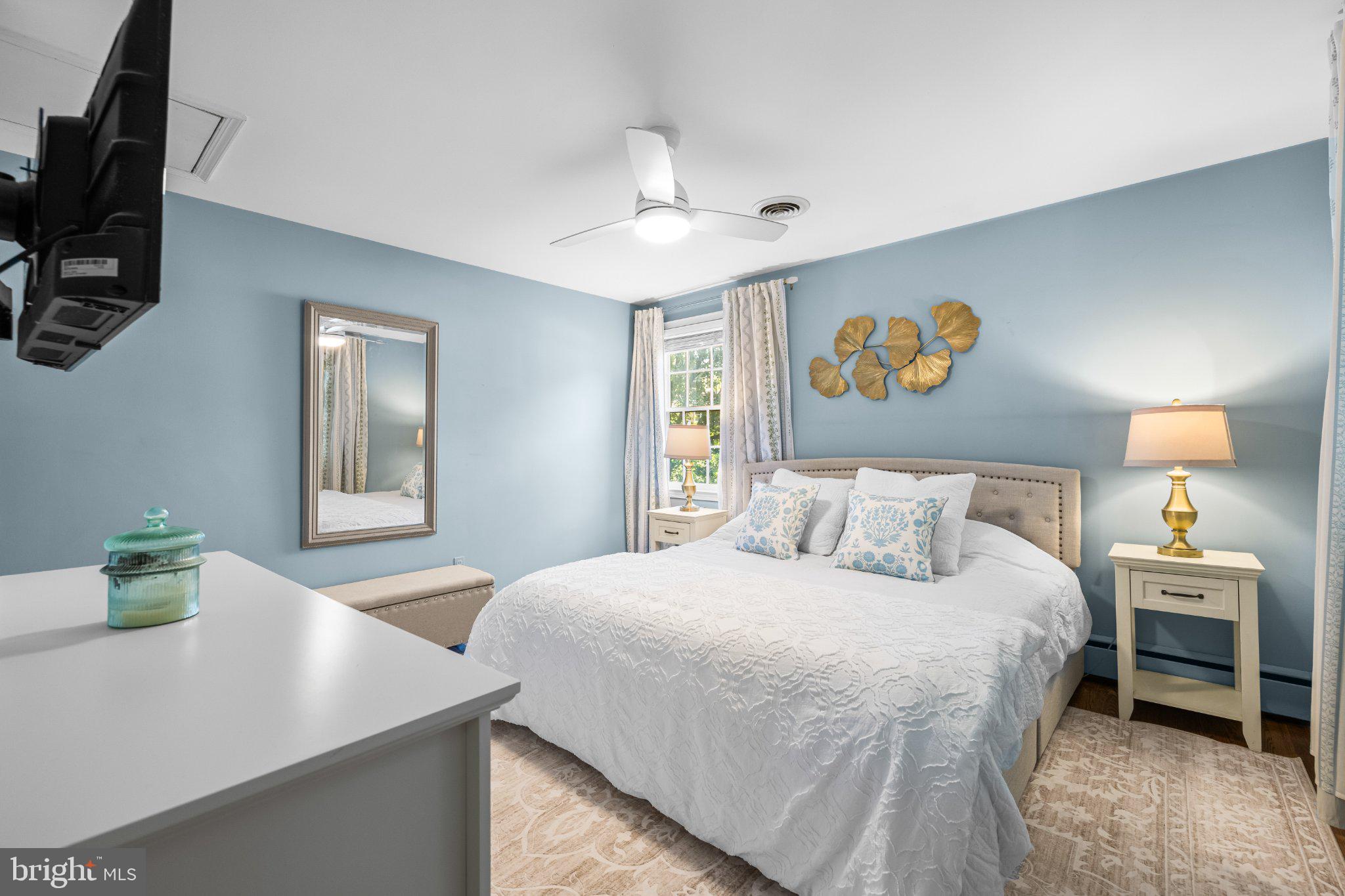 307 Worthington Road Towson, MD 21286 - Photo 32 of 72 Serene blue-hued bedroom retreat.