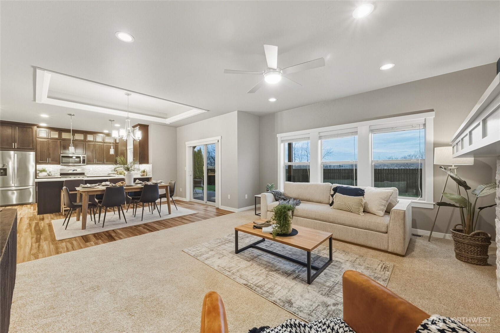 1476 Patriot Court Ferndale, WA 98248 - Photo 13 of 40 a living room with furniture and a large window