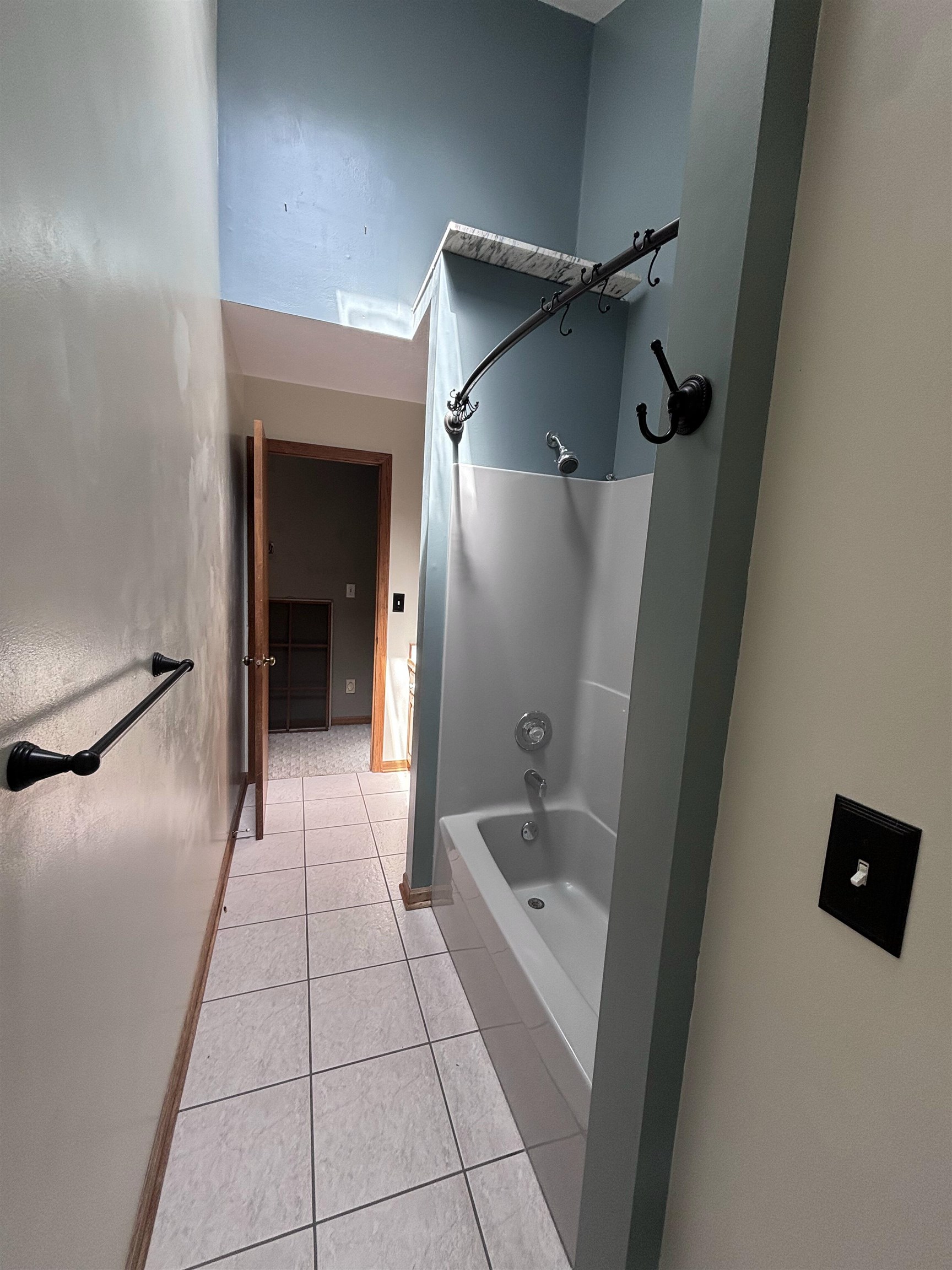 3543 Mill Road Cherry Valley, IL 61016 - Photo 11 of 46 a bathroom with a tub and shower