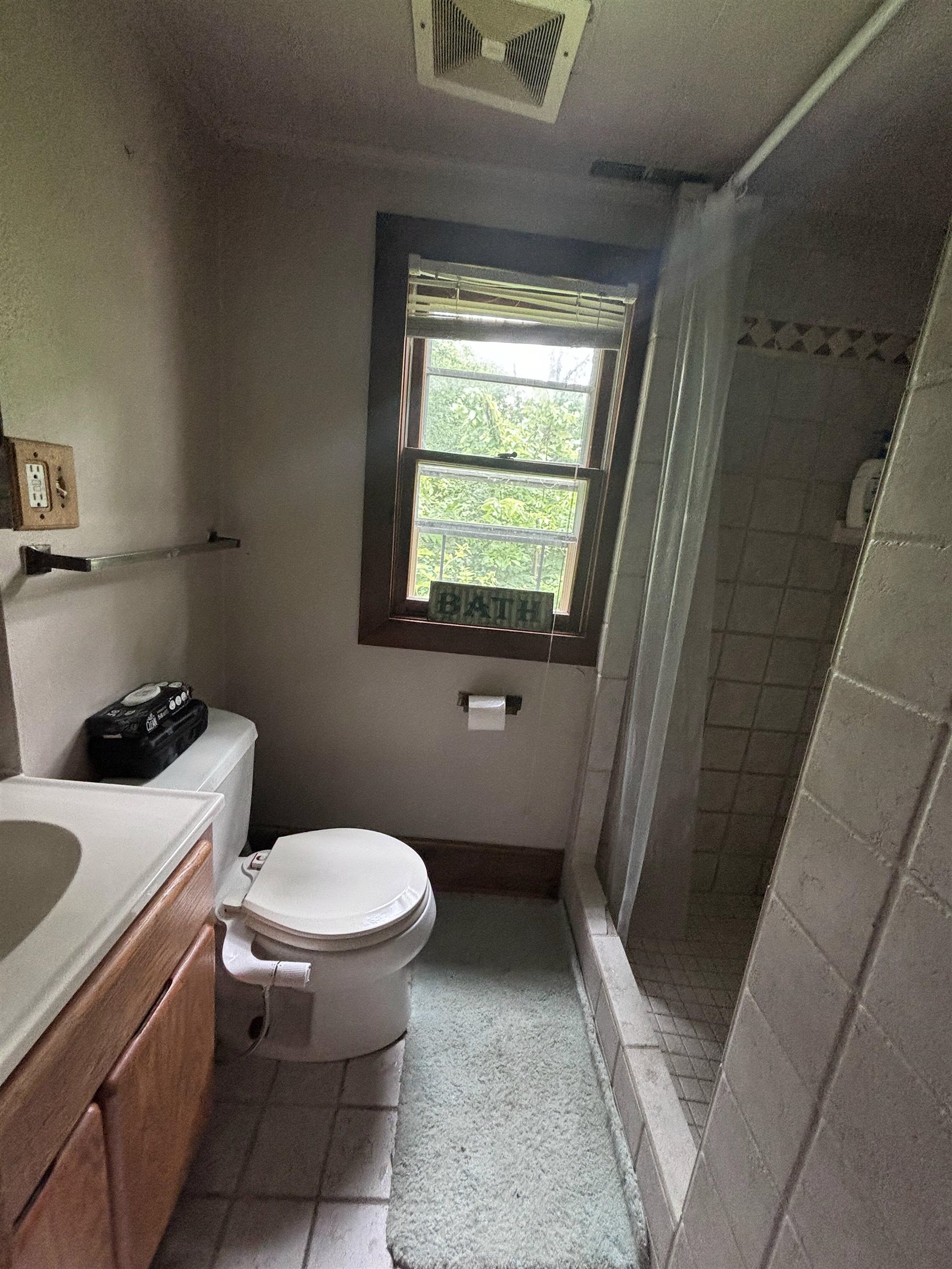 3543 Mill Road Cherry Valley, IL 61016 - Photo 37 of 46 a bathroom with a sink and toilet