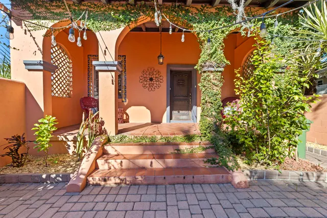a view of an entryway with staircase