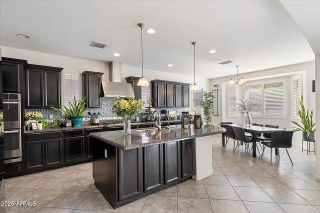 a kitchen with a sink and counter
