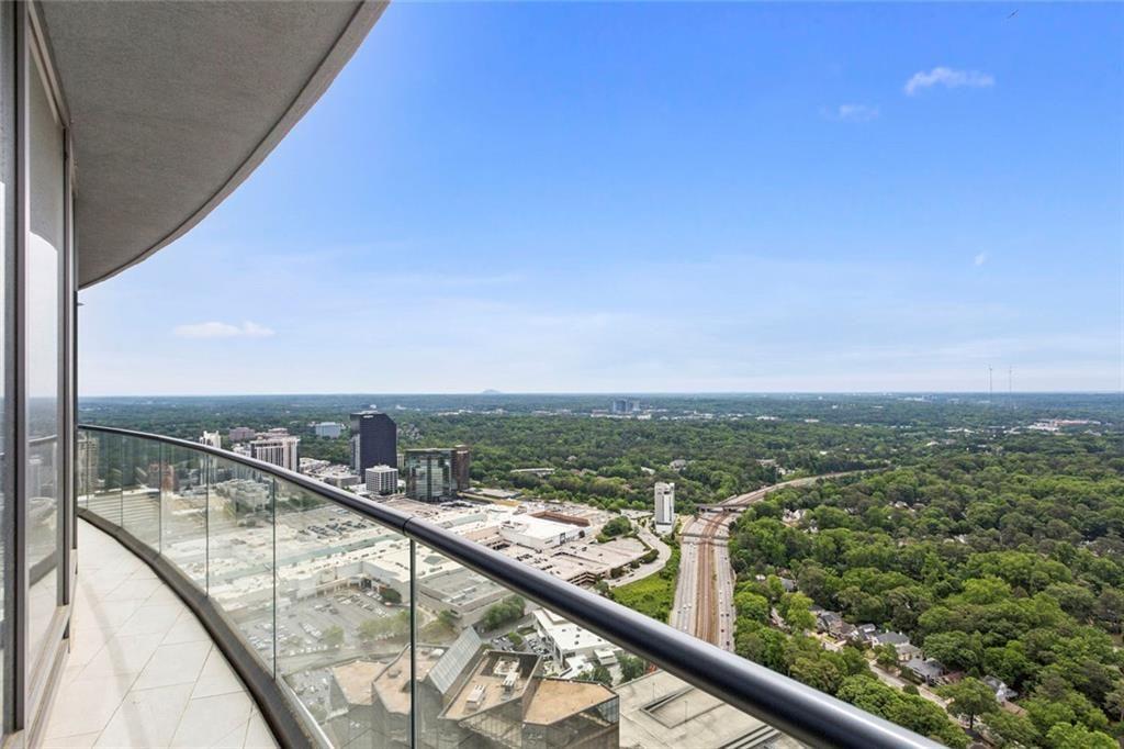 3344 Peachtree Road Northeast, Unit 4104 Atlanta, GA 30326 - Photo 18 of 30 a view of city and balcony