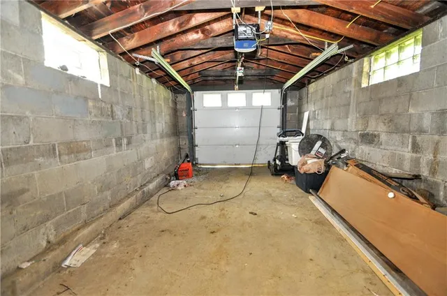 a room with storage and utility