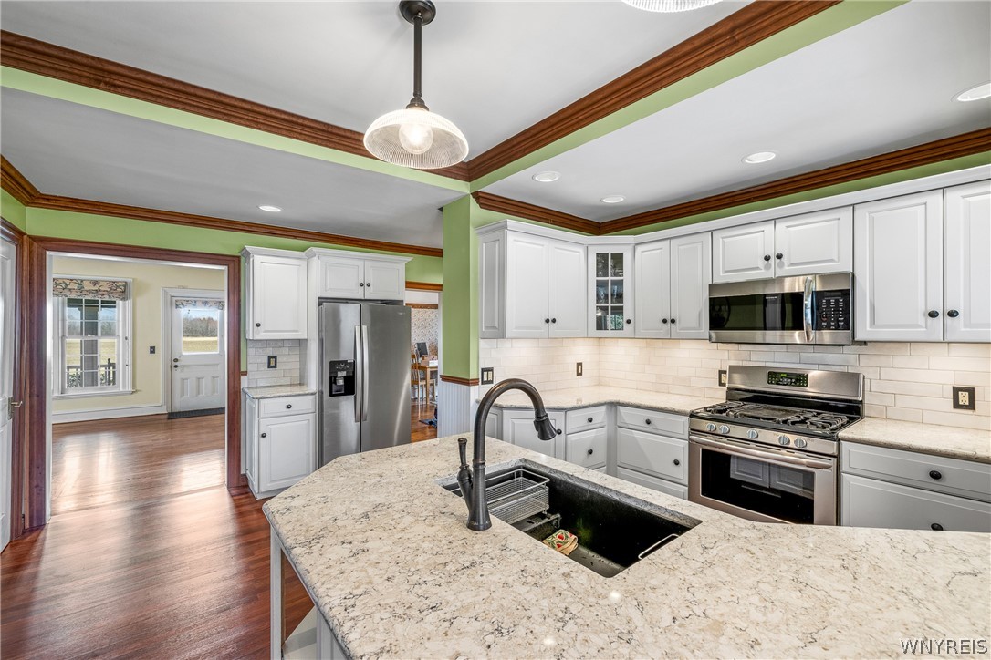 5910 Salt Road Clarence, NY 14031 - Photo 6 of 43 Brazilian Cherry Flrs throughout floor 1