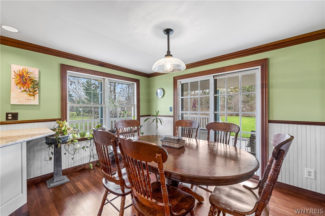 5910 Salt Road Clarence, NY 14031 - Photo 9 of 43 Sliding Doors to Maintenance free Deck Overlooks