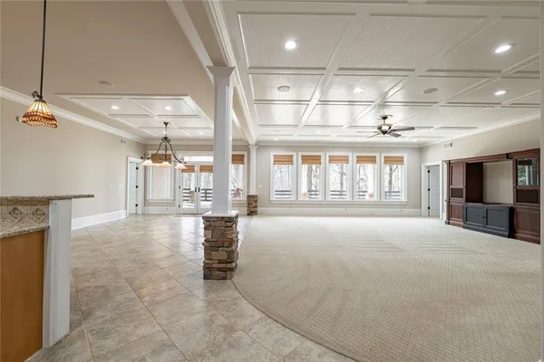 a view of a patio