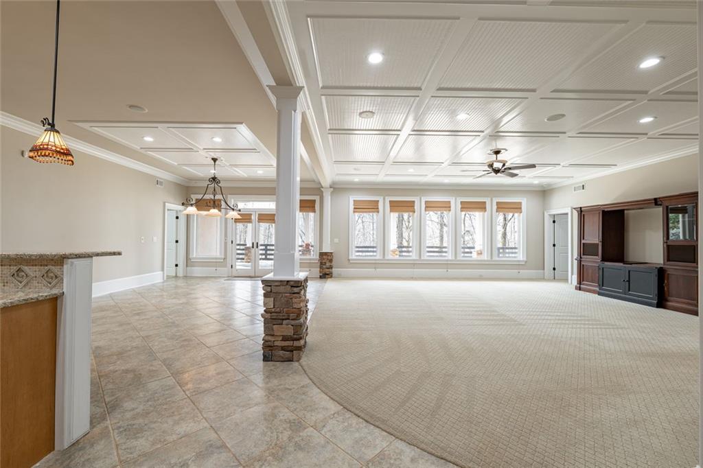 250 Frank Bruce Road Dawsonville, GA 30534 - Photo 49 of 110 a view of an empty room with a fireplace