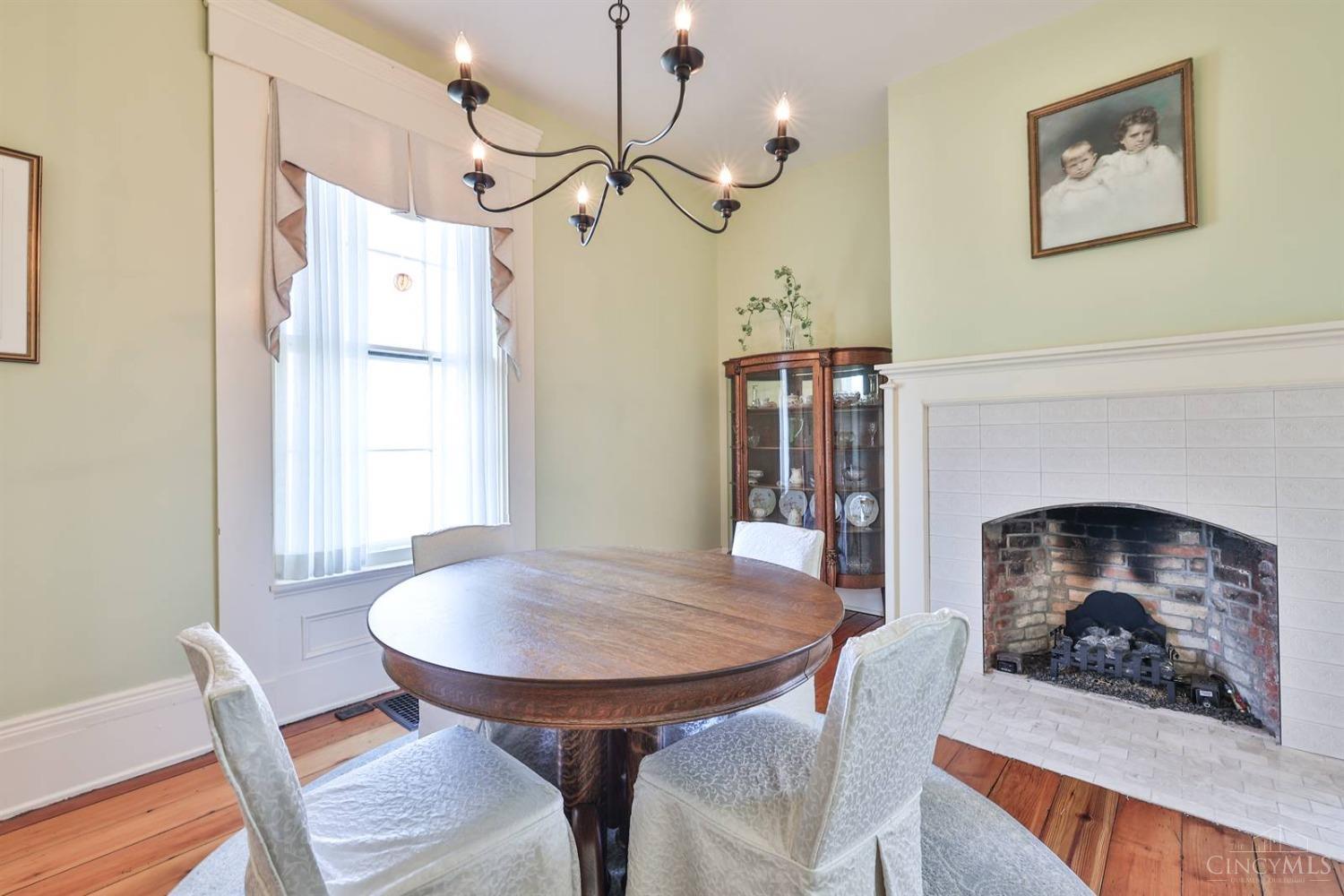 3804 Morgan Ross Road Hamilton, OH 45013 - Photo 13 of 56 Dining Room - Original HDWD Floors, Fireplace
