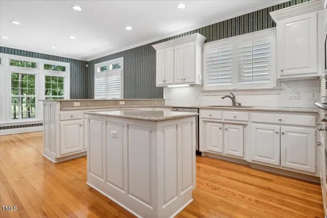 a view of outdoor space with deck and trees