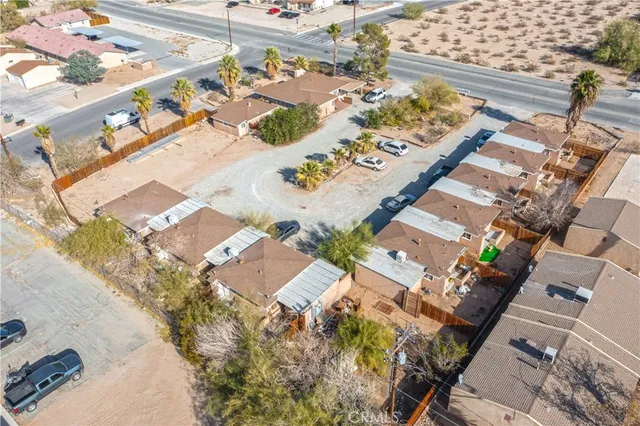 view of a city with tall buildings
