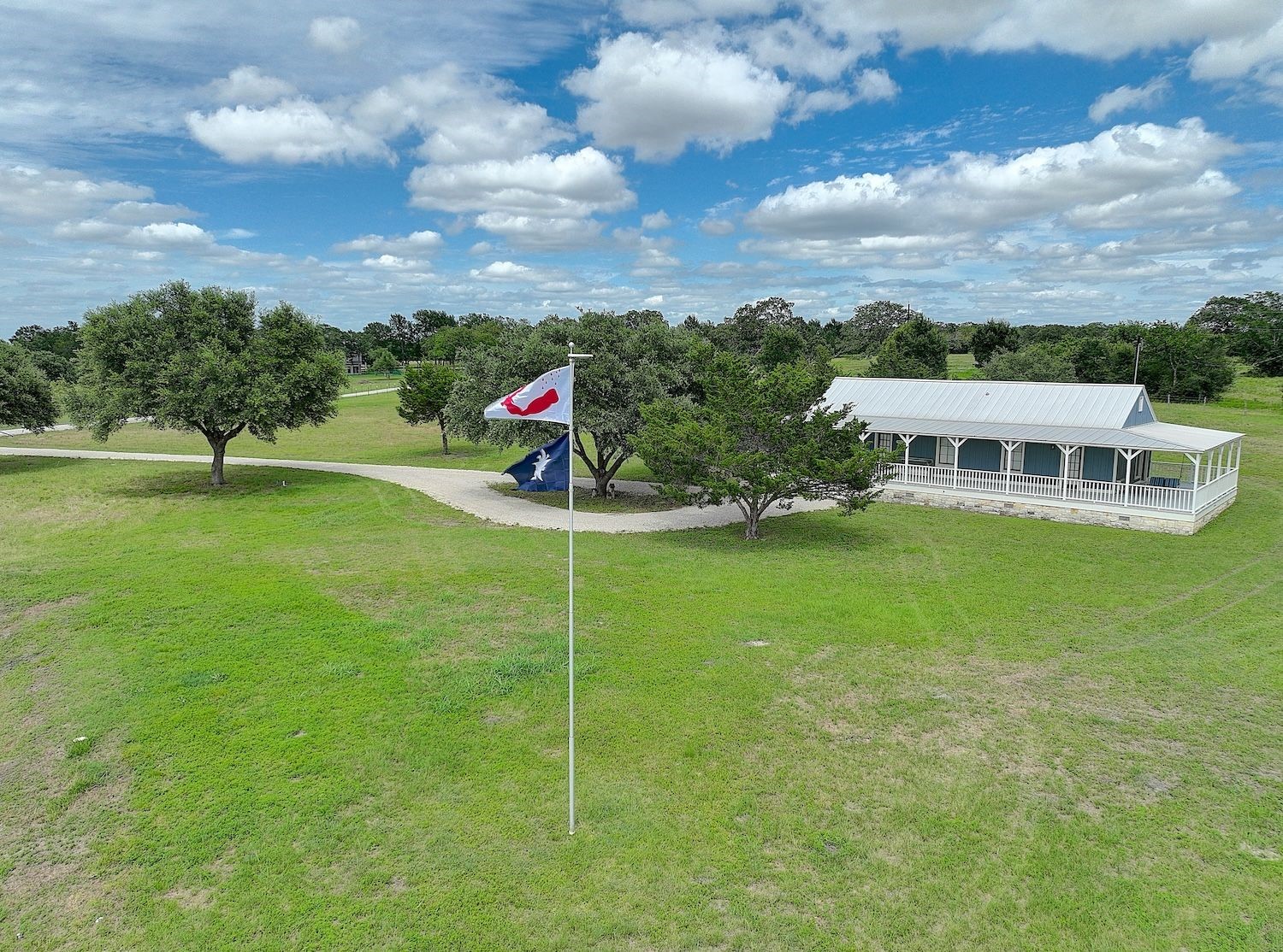 1928 Koether Road Carmine, TX 78932 - Photo 1 of 49 Aerial still of the Historical Guest home "Volksblatt"