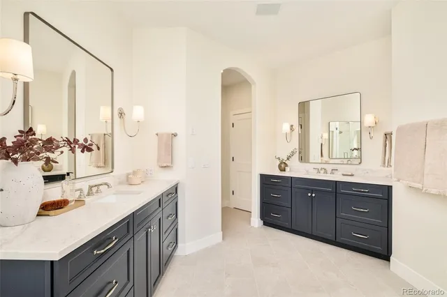 workspace with wooden floor