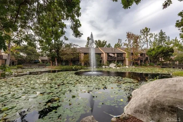 a view of backyard with green space