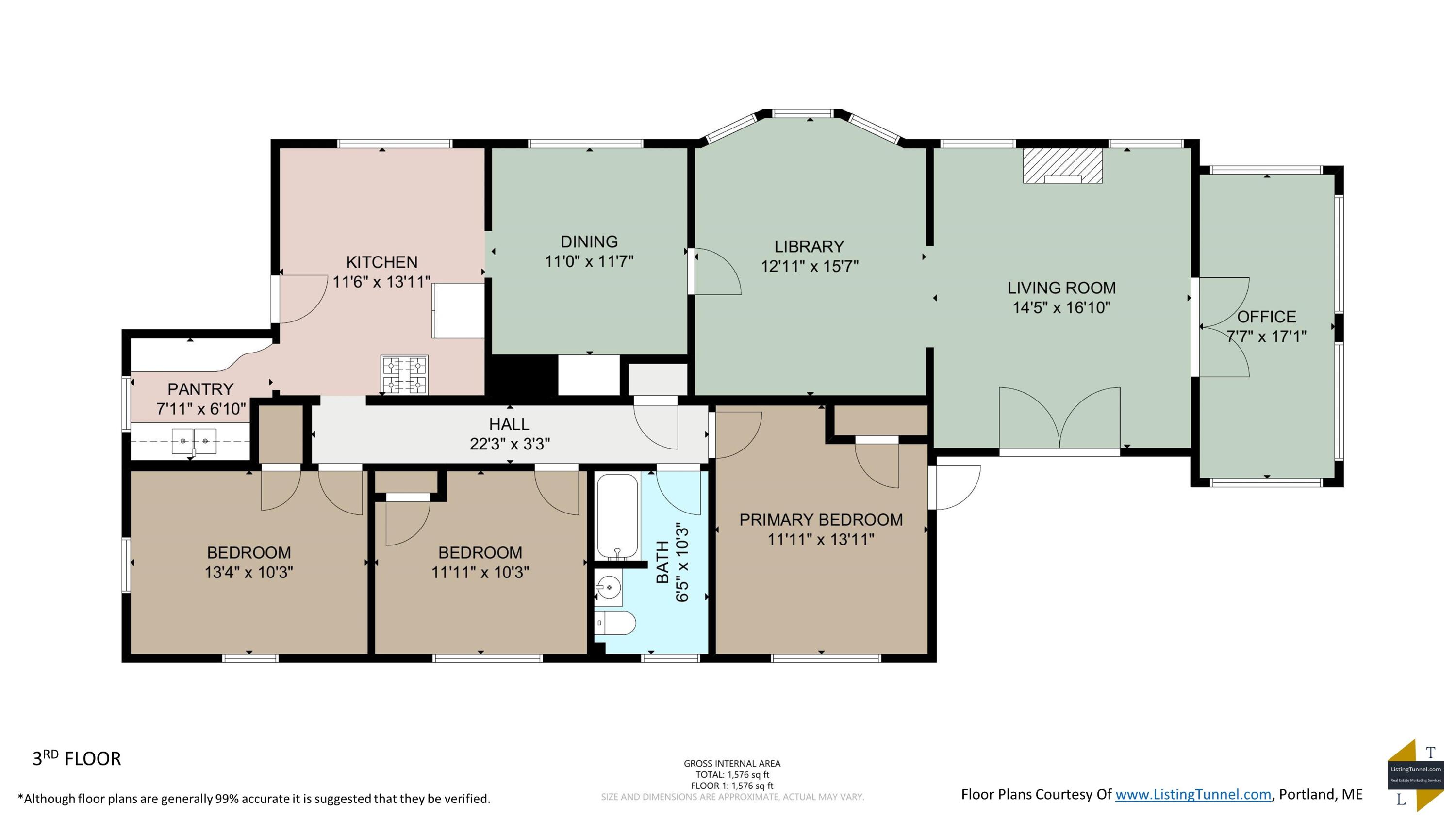 39 Neal Street Portland, ME 04102 - Photo 64 of 67 Floor plan, Unit 2