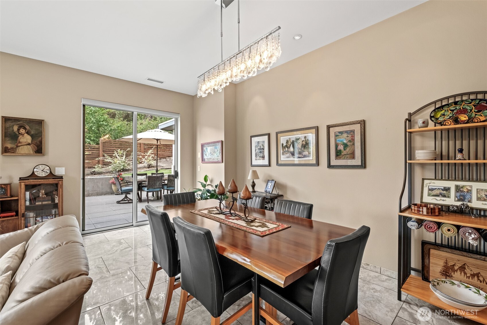 10202 Titus Road Leavenworth, WA 98826 - Photo 21 of 39 a view of a dining room with furniture window and outside view