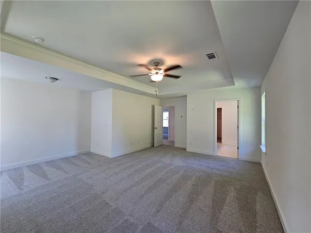 a view of kitchen with cabinets and wooden floor