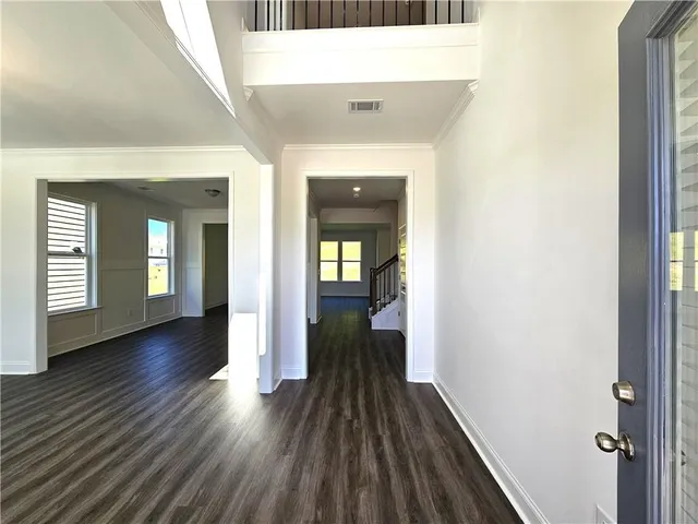 wooden floor in a gallery