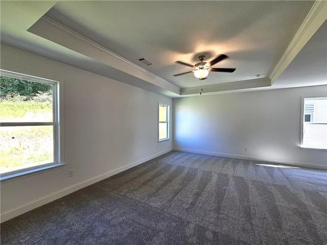 a bathroom with a double vanity sink and mirror