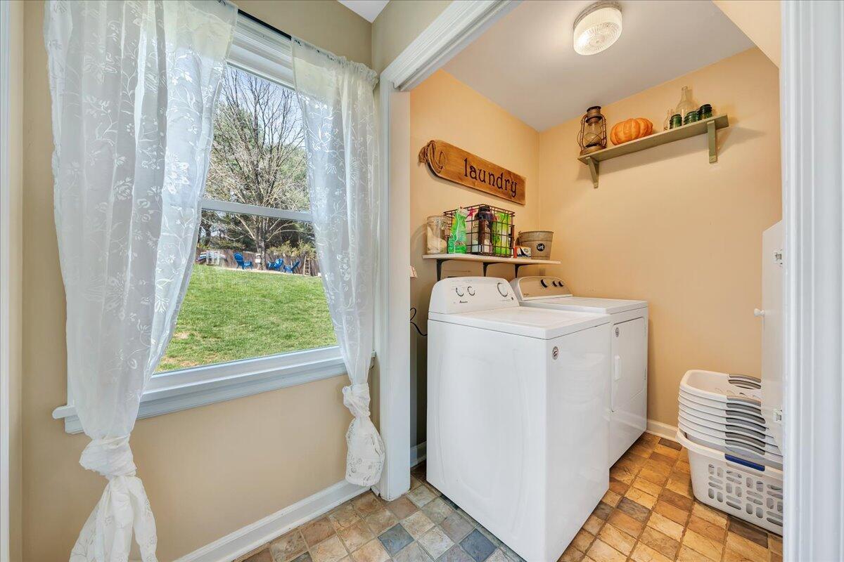 123 Bartley Drive Salem, VA 24153 - Photo 32 of 57 a utility room with dryer and washer