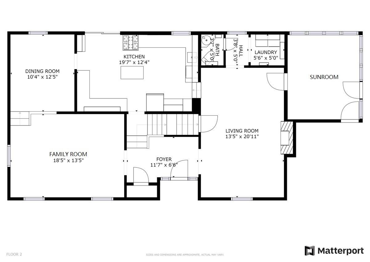 123 Bartley Drive Salem, VA 24153 - Photo 55 of 57 a picture of a wall with a white wall and a white refrigerator