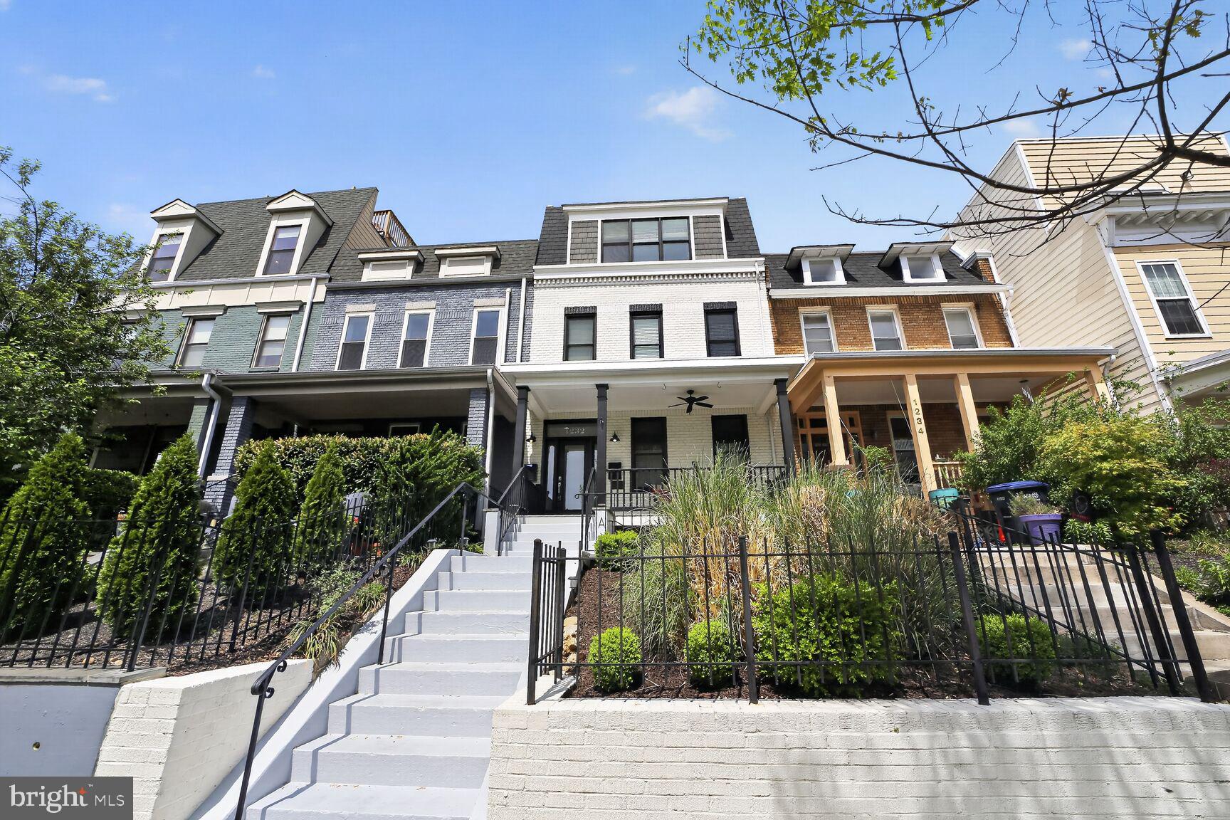 1232 I Street Northeast, Unit 1 Washington, DC 20002 - Photo 9 of 59 Charming row homes with lush greenery.