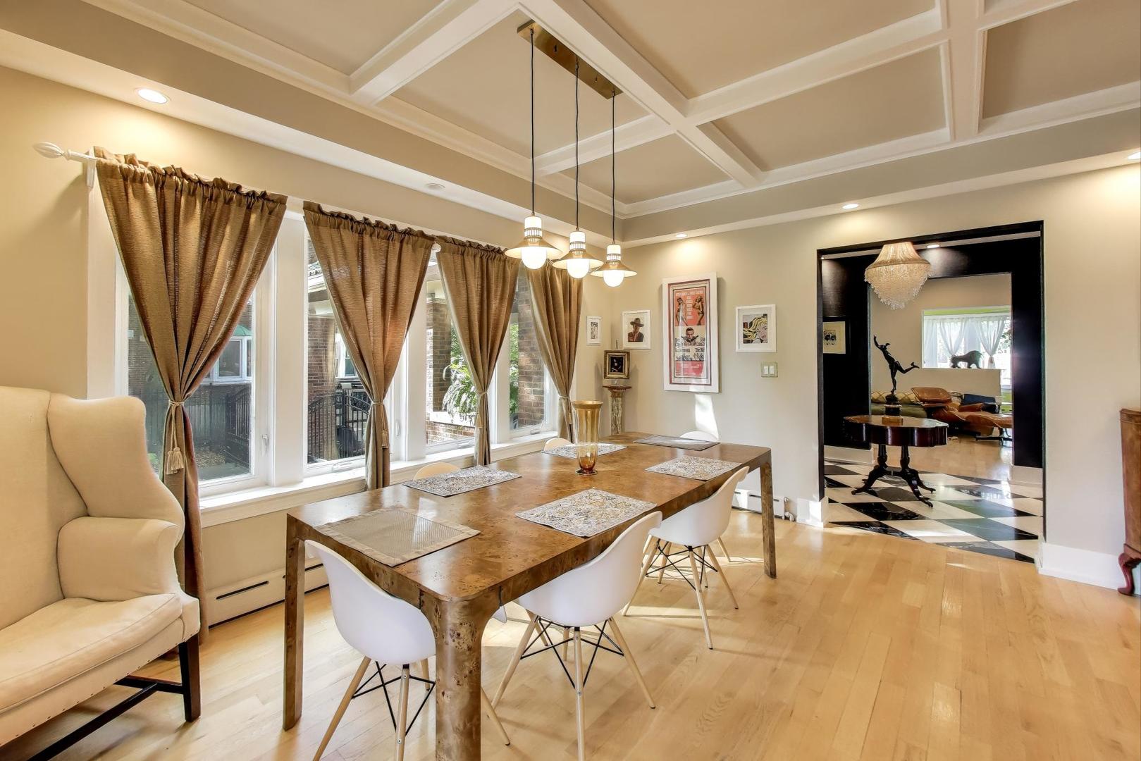 823 Jackson Avenue River Forest, IL 60305 - Photo 13 of 60 a dining room with furniture and a floor to ceiling window