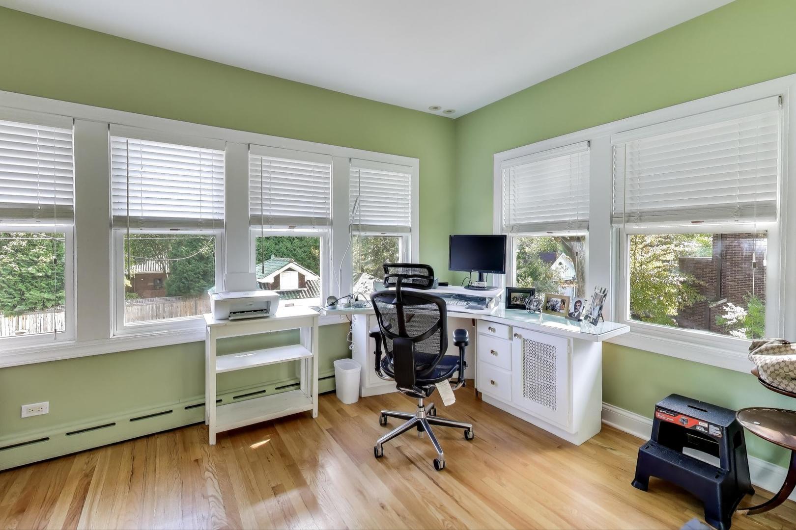 823 Jackson Avenue River Forest, IL 60305 - Photo 28 of 60 a view of a workspace with furniture and a window