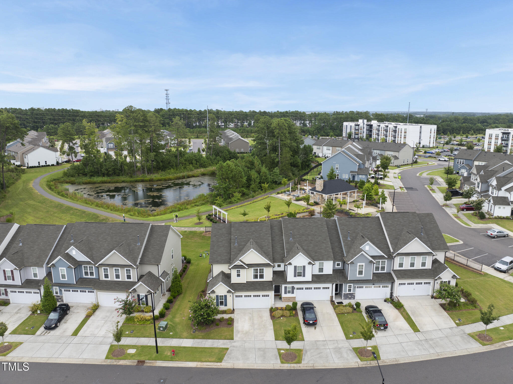 5340 Faulkner Street Durham, NC 27560 - Photo 2 of 31 a view of swimming pool with outdoor seating and city view