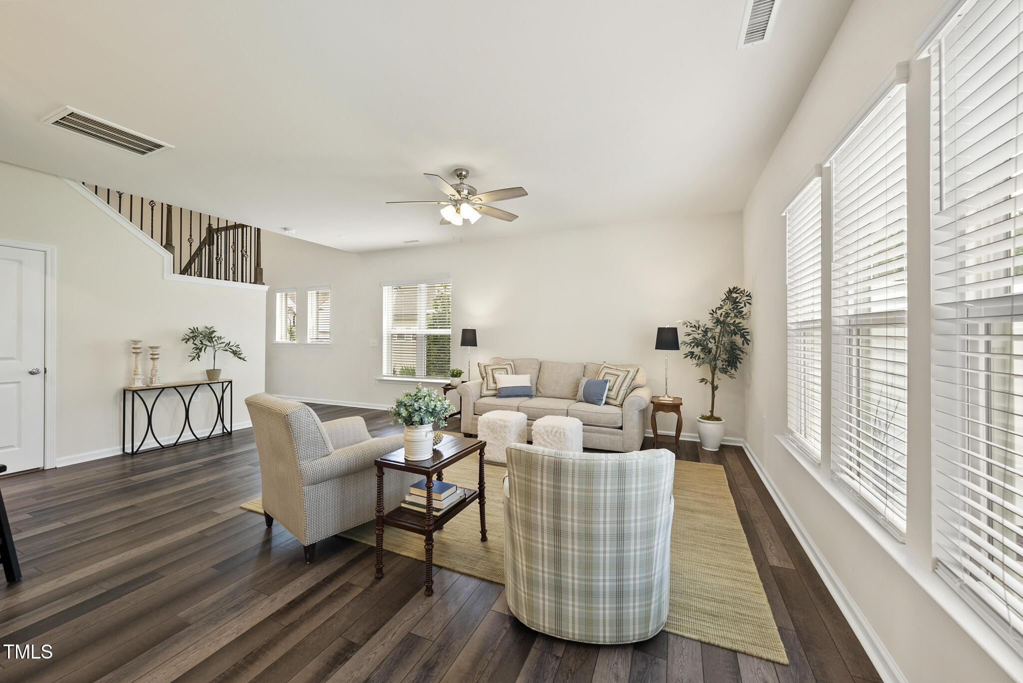 5340 Faulkner Street Durham, NC 27560 - Photo 3 of 31 a living room with furniture and a large window