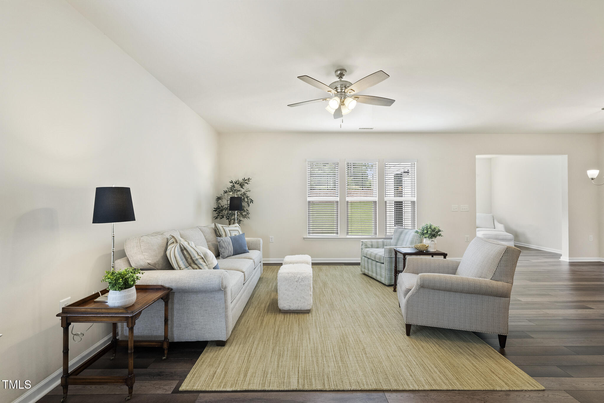 5340 Faulkner Street Durham, NC 27560 - Photo 8 of 31 a living room with furniture and a large window