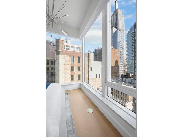 a view of a balcony with city view