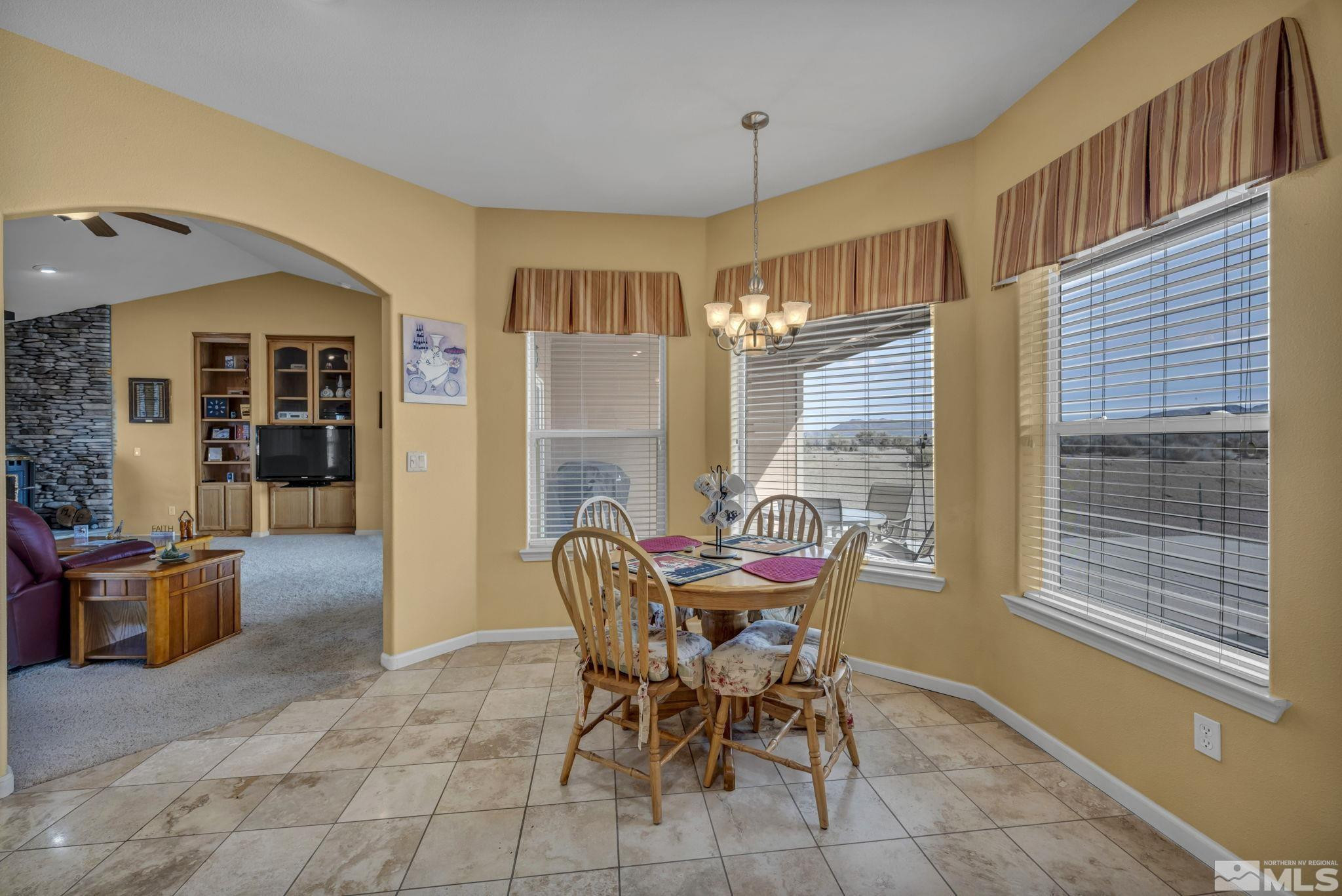 67 Desert View Drive Smith Valley, NV 89430 - Photo 34 of 36 a dining room with furniture and window