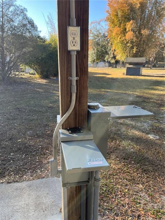 110 County Road 534 Bushnell, FL 33513 - Photo 21 of 60 a view of a door and car parked from a yard