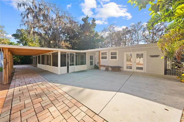 a view of a door of the house