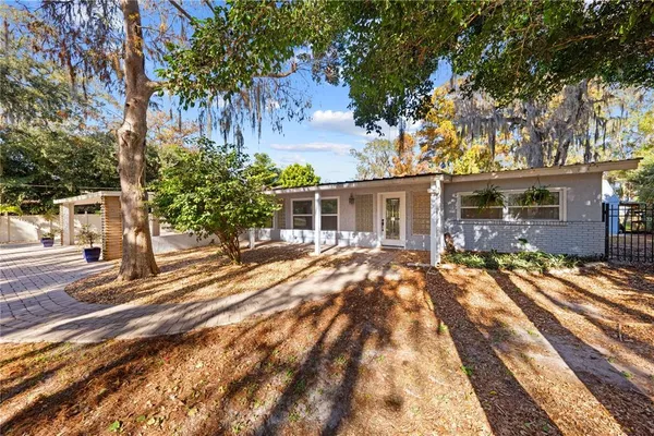 a view of outdoor space yard and front view of a house