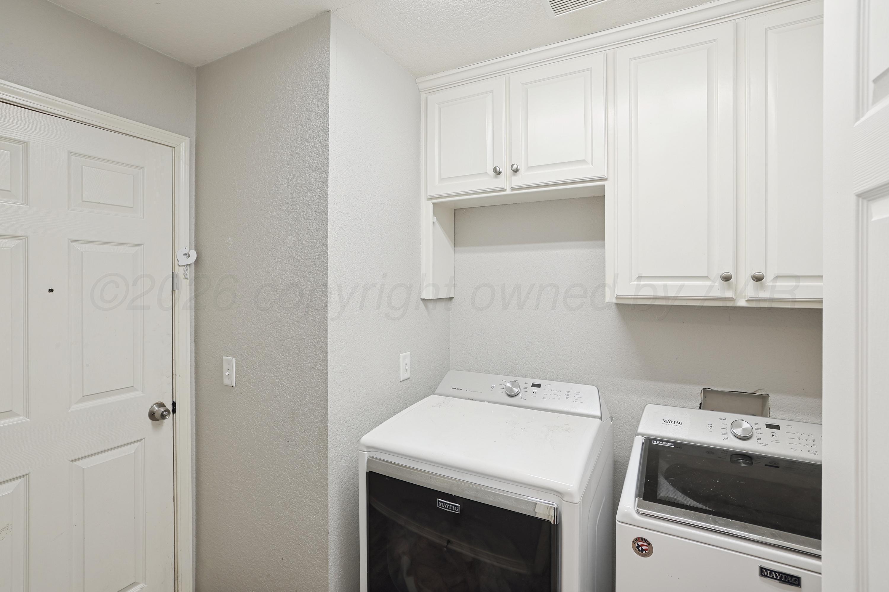 6400 Rally Road Amarillo, TX 79119 - Photo 18 of 21 a utility room with dryer and washer