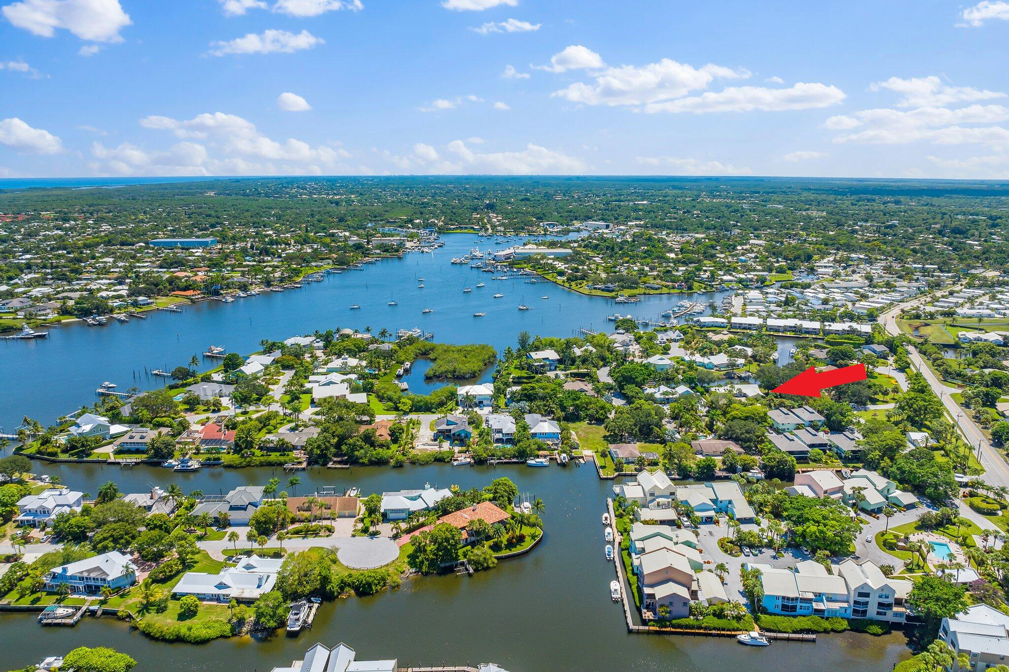 4120 Southeast Whiticar Way Stuart, FL 34997 - Photo 55 of 60 a city view with lake