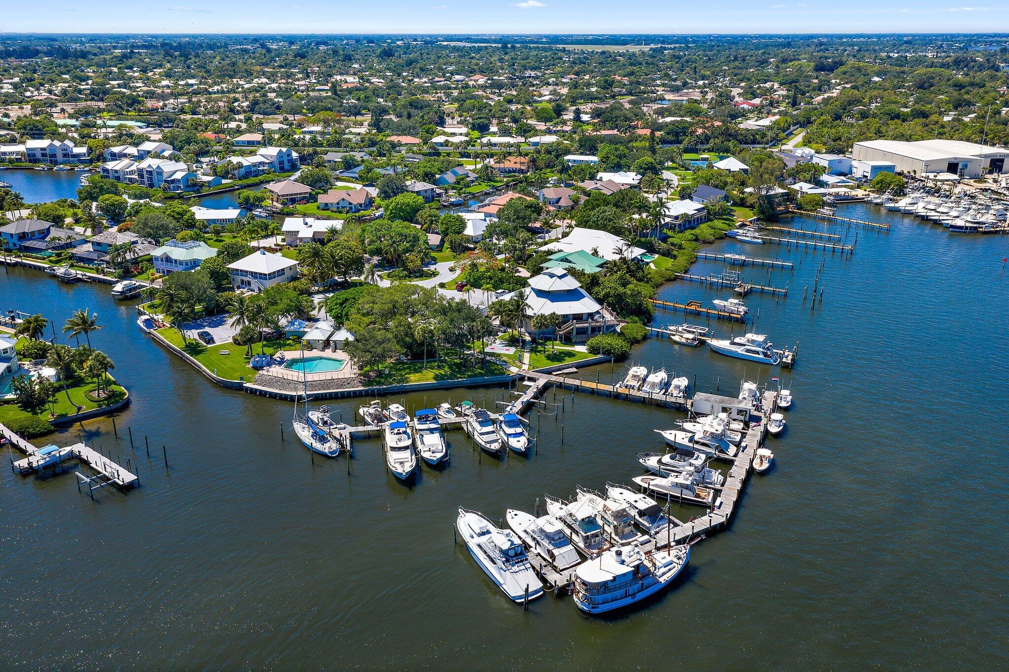 4120 Southeast Whiticar Way Stuart, FL 34997 - Photo 60 of 60 Mariner Cay amenities marina aerial 3