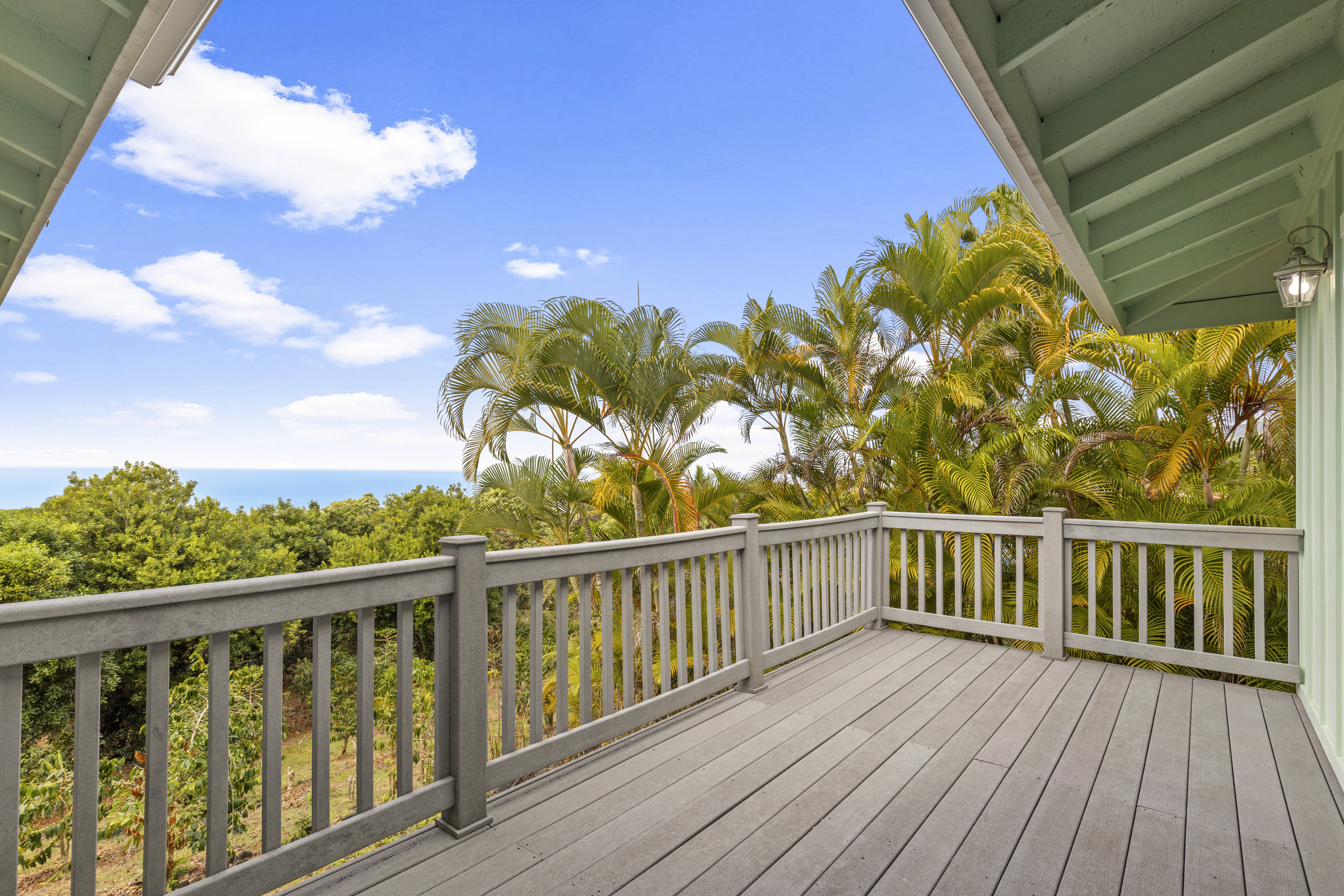 84-4955 Ke Ala O Keawe Road Captain Cook, HI 96704 - Photo 12 of 23 a view of a balcony with wooden floor